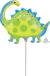 Anagram Mylar & Foil Stegosaurus 11″ Mini Shape Balloon (requires heat-sealing)
