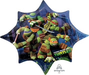 Anagram Mylar & Foil Teenage Mutant Ninja Turtles Shape 35" Mylar Foil Balloon
