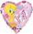 Tweety Bird Tweet Heart 18″ Heart Balloon