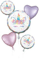 Unicorn Party Iridescent Balloon Bouquet