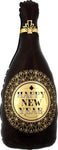 Anagram Mylar & Foil Vintage Happy New Year Champagne Bottle 36″ Balloon
