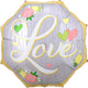 Love Floral 22″ Balloon