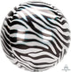 Zebra Animal Print 16″ Orbz Balloon