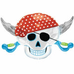 Anagram Pirate Skull and Bones 28" Balloon