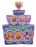Anagram Winnie The Pooh Happy Birthday Cake 28″ Balloon