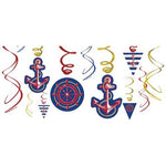 Anchors Aweigh Swirl Decorating Kit by Amscan from Instaballoons