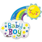 Baby Boy Happy Sun 30″ Foil Balloon by Anagram from Instaballoons