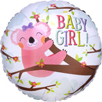 Baby Koala Girl 18″ Foil Balloon by Anagram from Instaballoons