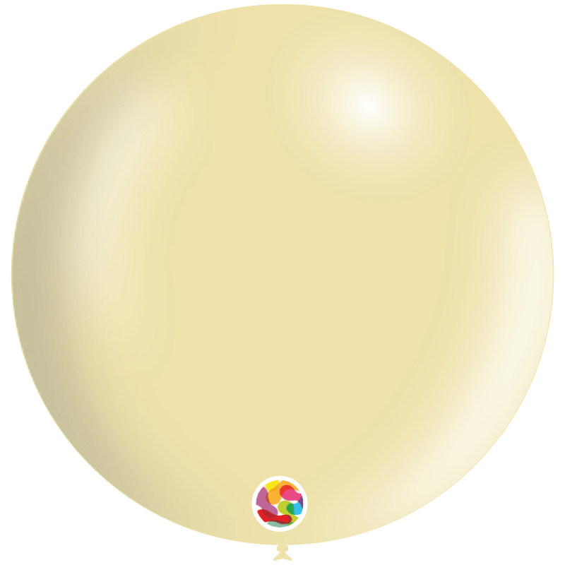 Ivory 36″ Latex Balloons (5 count) – instaballoons Wholesale