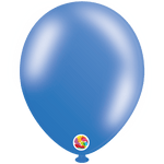 Balloonia Latex Metallic Blue 5″ Latex Balloons (100 count)