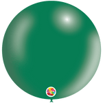 Balloonia Latex Metallic Forest Green  36″ Latex Balloons (5 count)