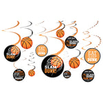 Basketball Spiral Decorations by Amscan from Instaballoons