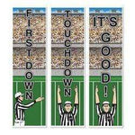 Beistle Football Cutouts 6″ x 22″ (3 count)