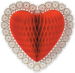 Beistle Heart Honeycomb Decoration 12″
