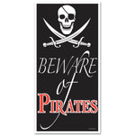 Beistle Party Supplies Beware Of Pirates Door Cover ( count)
