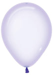 Betallic Latex Crystal Pastel Lilac 5″ Latex Balloons (100)