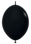Betallic Latex Deluxe Black 6″ Link-O-Loon Balloons (50 count)