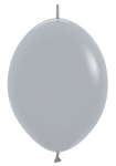 Betallic Latex Deluxe Grey 12″ Link-O-Loon Balloons (50 count)