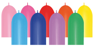 Betallic Latex Fashion Assortment 660B Link-O-Loon Balloons (50 count)