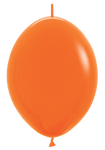 Betallic Latex Fashion Orange 6″ Link-O-Loon Balloons (50 count)