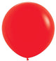 Globos de látex Fashion Red 24″ (10 unidades)