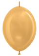 Metallic Gold 12″ Link-O-Loon Balloons (50 count)