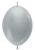 Betallic Latex Metallic Silver 12″ Link-O-Loon Balloons (50 count)