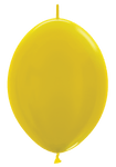Betallic Latex Metallic Yellow 12″ Link-O-Loon Balloons (50 count)