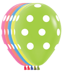 Betallic Latex Neon Assortment Polka Dot 11″ Latex Balloons (50 count)