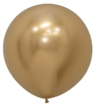 Betallic Latex Reflex Gold 24″ Latex Balloons (10 count)