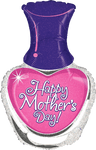 30" Happy Mother's Day Nail Polish Bottle Manicure Balloon