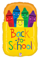 Back to School Crayon Box 28″ Balloon