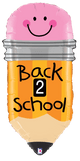 Back to School Number 2 Pencil 32″ Balloon
