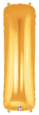 Gold Letter I 34″ Balloon