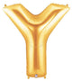 Gold Letter Y 34″ Balloon