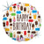 Betallic Mylar & Foil Happy Birthday Ice Cream 18″ Balloon