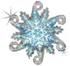 Linky Holographic Snowflake 38″ Balloon