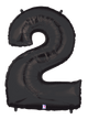 Number 2 Black 34″ Balloon