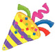 Party Hat Horn Emoji Shape 42" Balloon