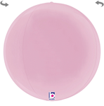 Betallic Mylar & Foil Pastel Pink Globe 22″ Balloon