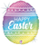 Betallic Mylar & Foil Pastel Rainbow Easter Egg 18″ Balloon