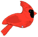 Betallic Mylar & Foil Red Cardinal 34″ Balloon