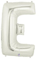 Silver Letter E 34″ Balloon