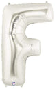 Globo Plata Letra F 40″
