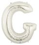 Silver Letter G 34″ Balloon