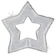 Silver Linking Star 48″ Holographic Balloon
