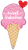 Betallic Mylar & Foil Sweet Valentine Ice Cream 35″ Balloon