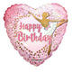 Birthday Ballerina Holographic 18″ Balloon