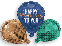 Birthday Candle Shape 36″ Foil Balloon by Convergram from Instaballoons