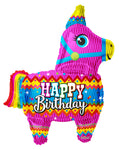 Birthday Donkey Piñata 36″ Foil Balloon by Convergram from Instaballoons